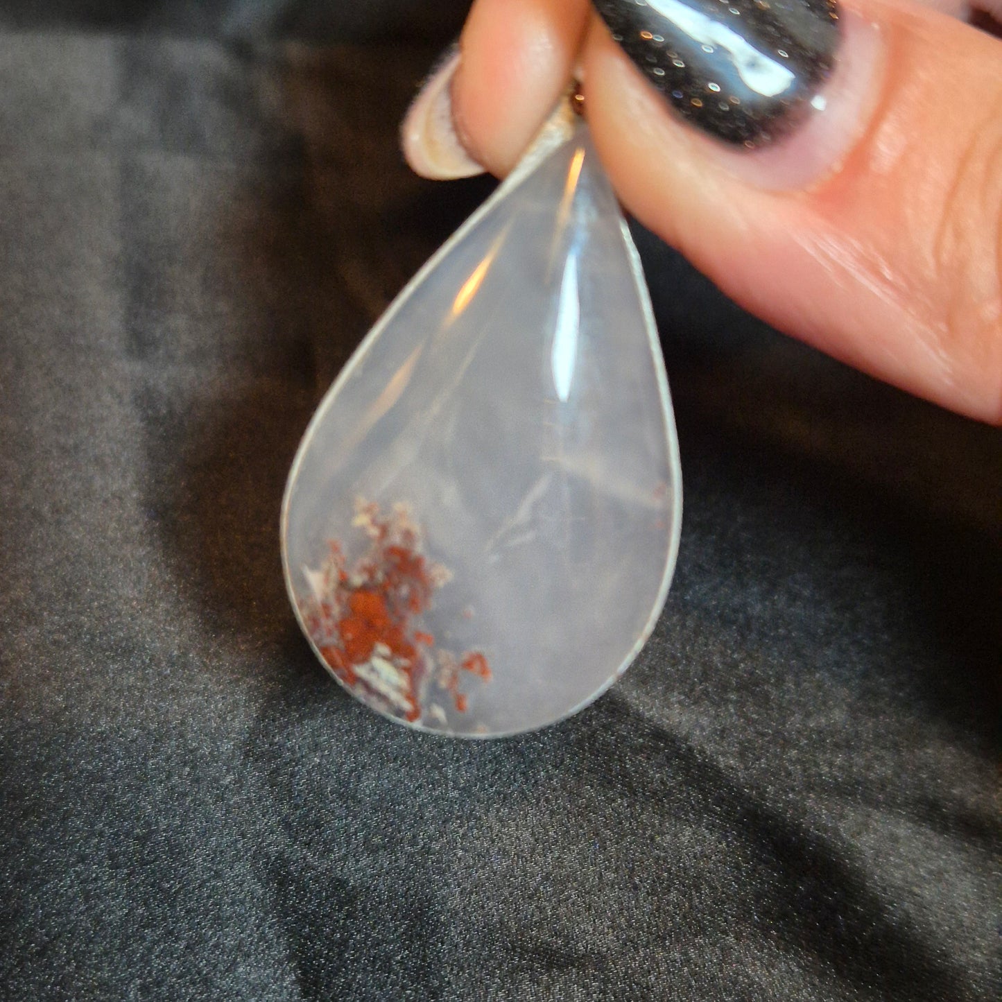 Indonesian moss agate pendant 5