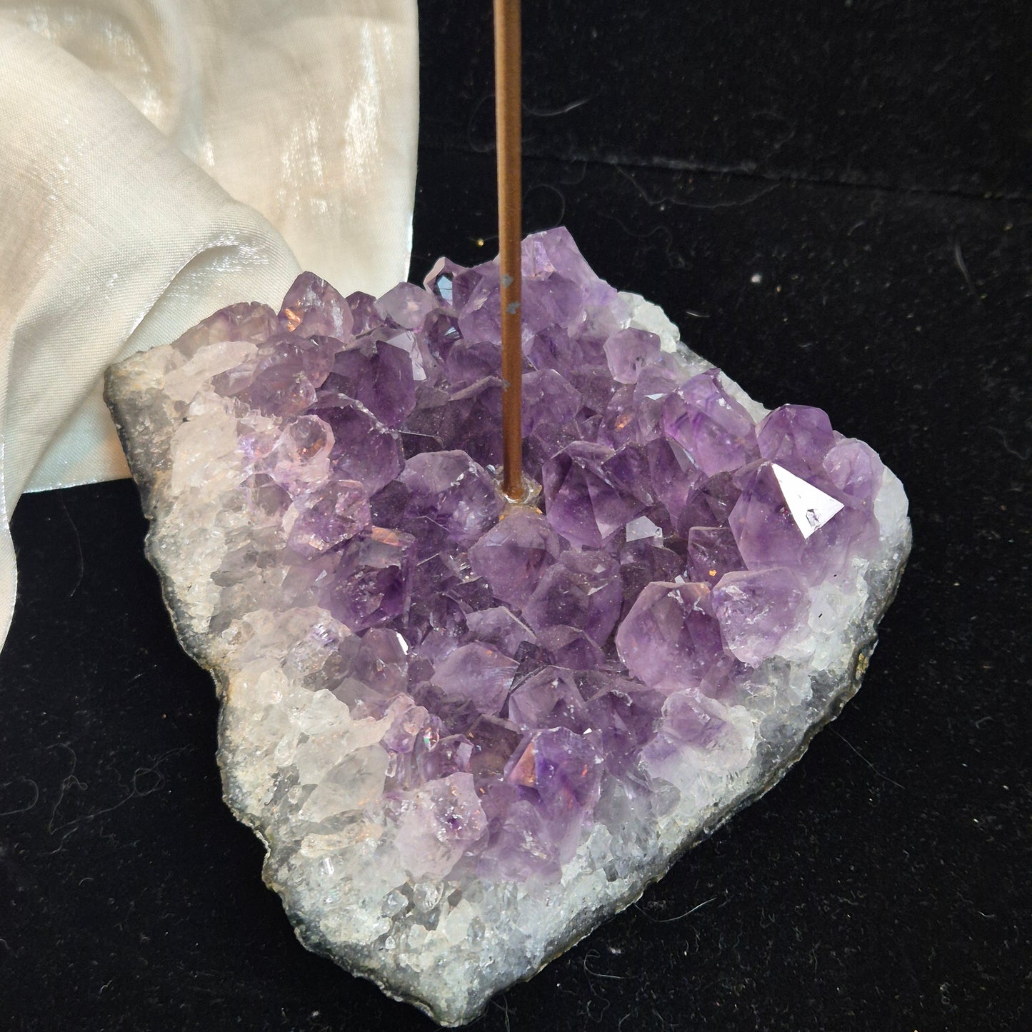 Amethist candleholder 4