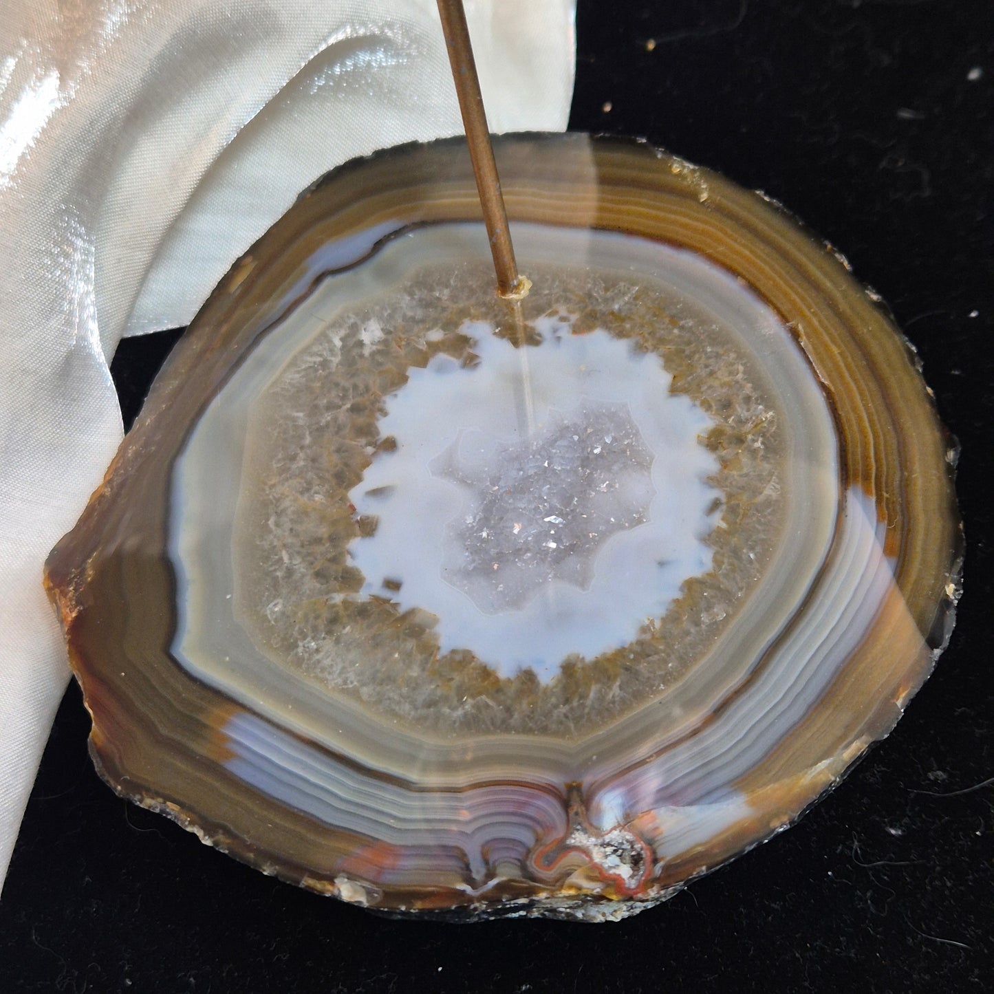 Agae / quarts candleholder 6