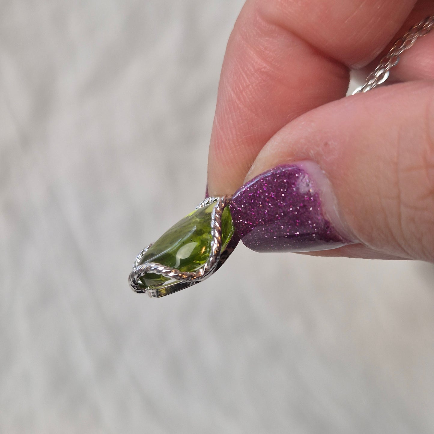 Peridot pendant 1
