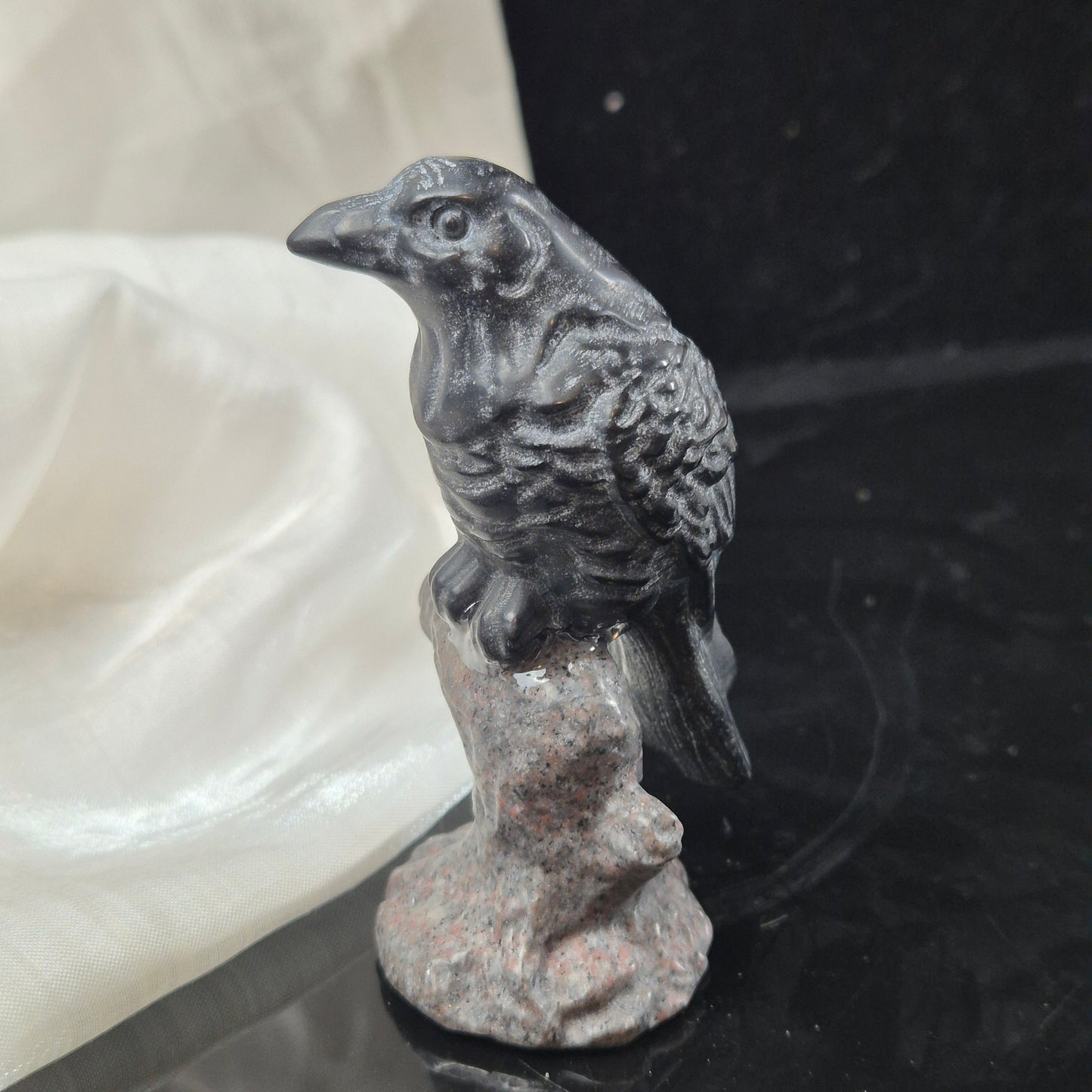 crow on stand