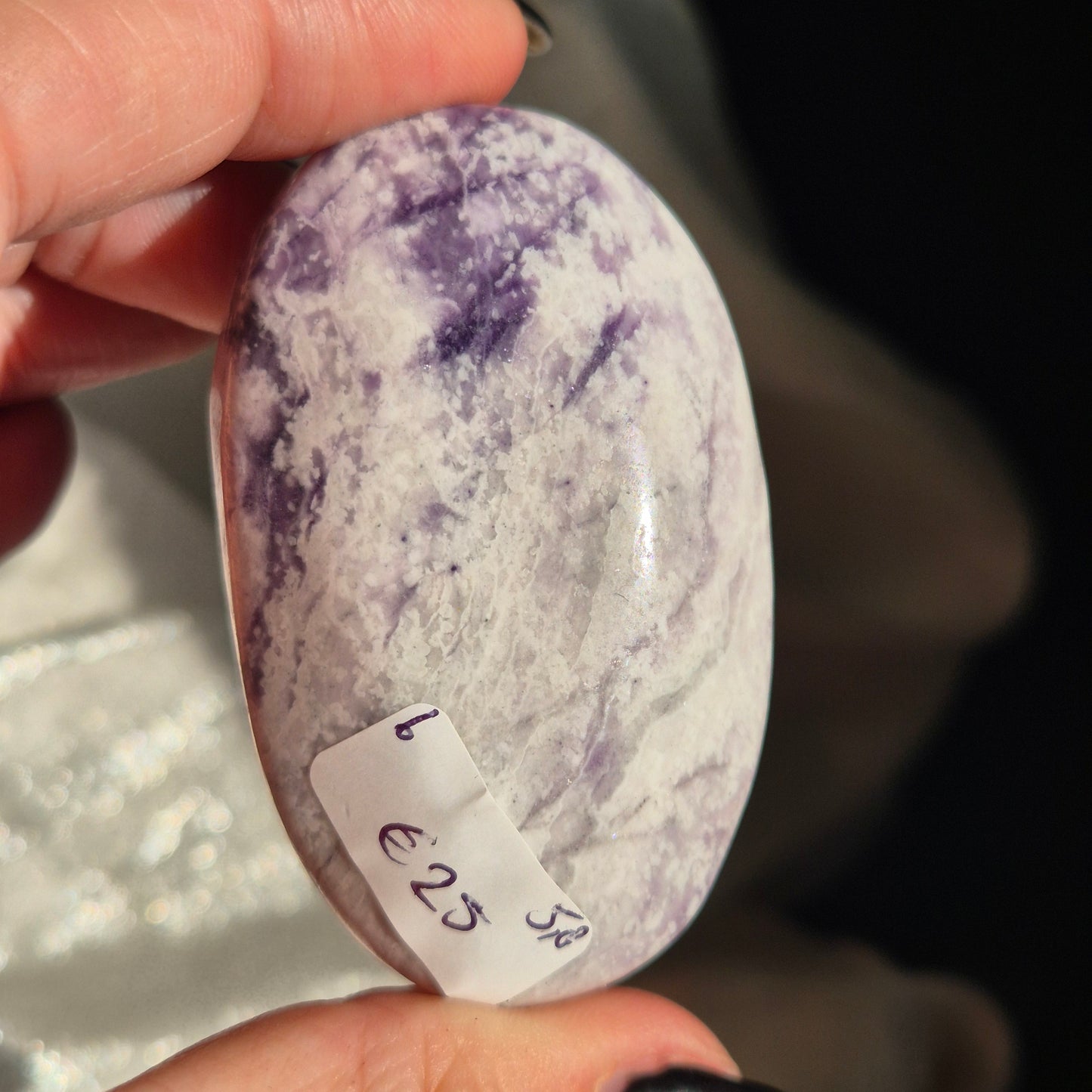 Fluorite mix palmstone 6