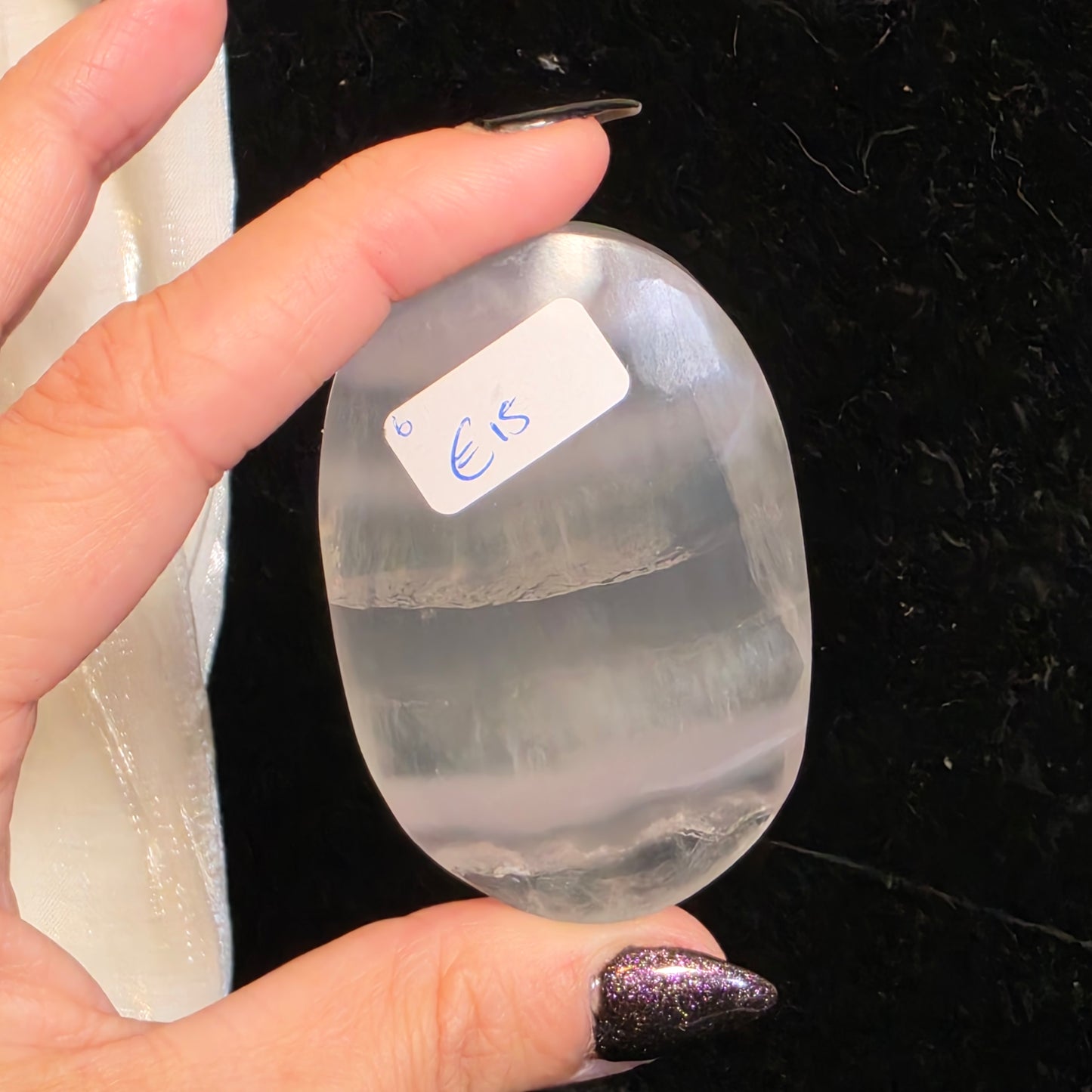 Yttrium Fluorite palmstone 6