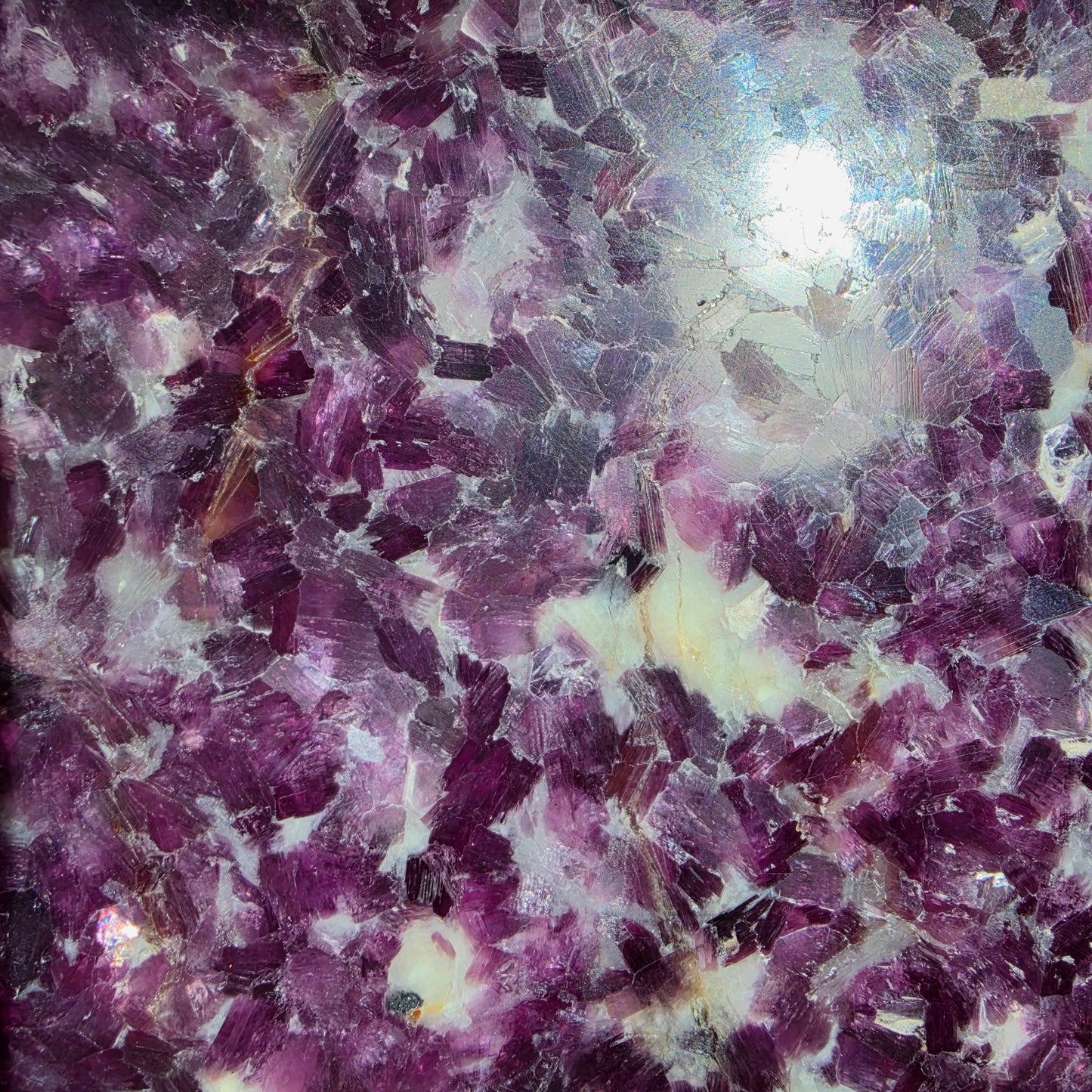 Lepidolite slab 3