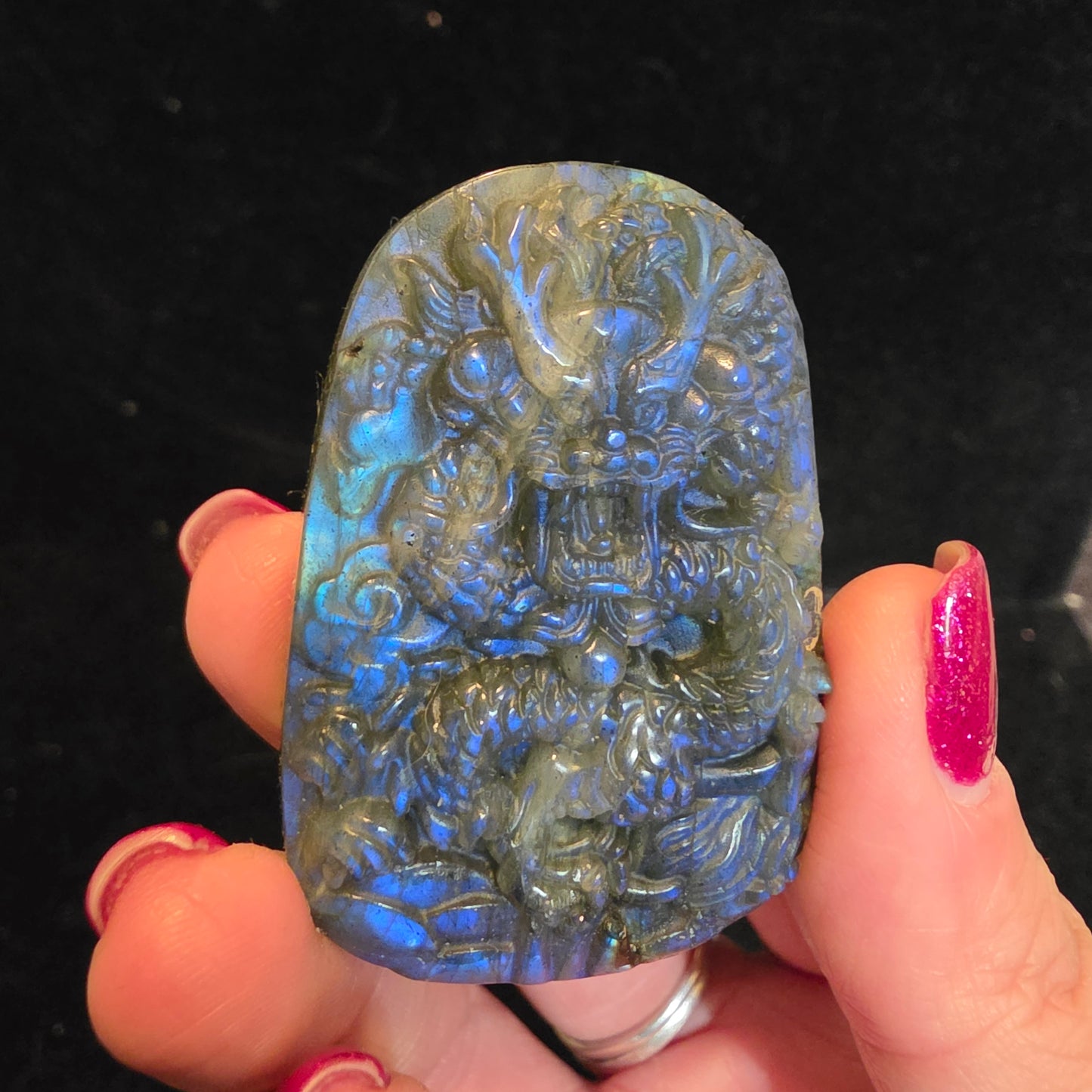 Labradorite dragon