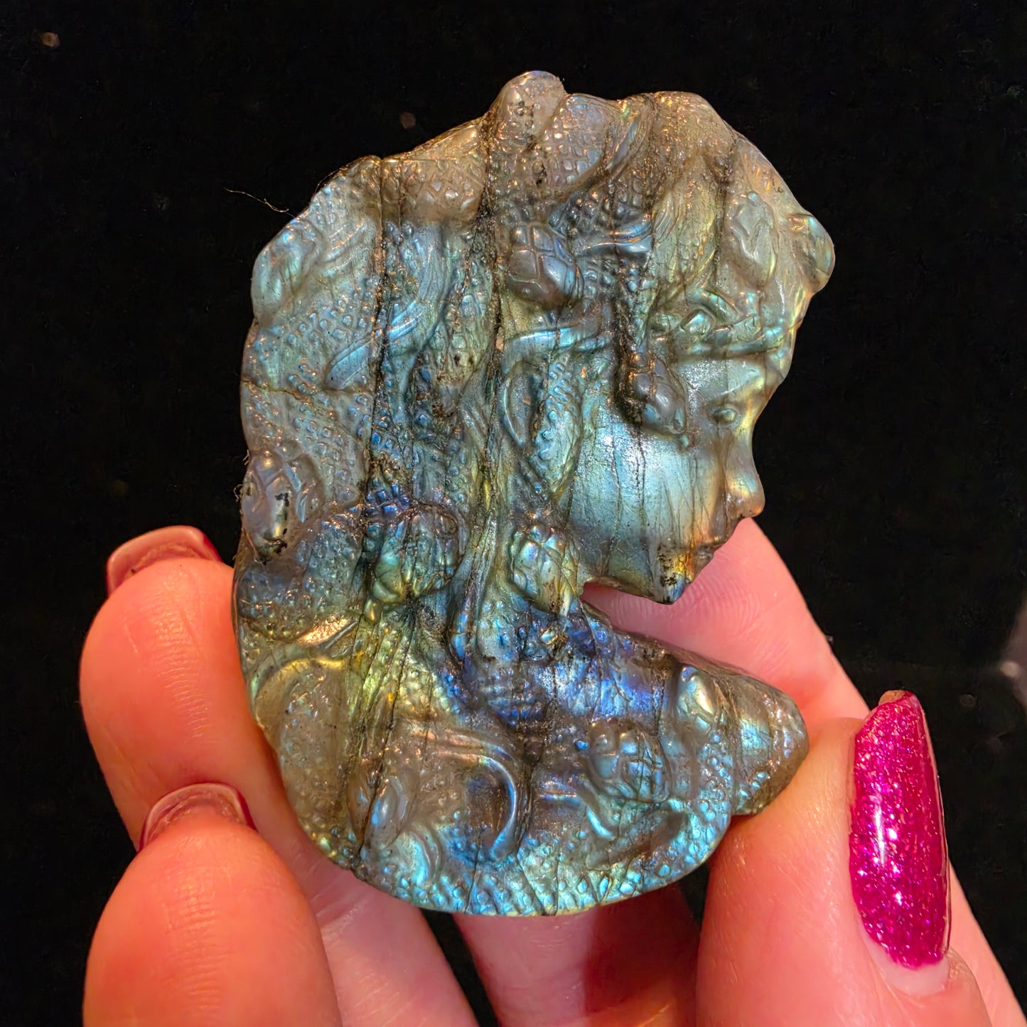 Labradorite medusa