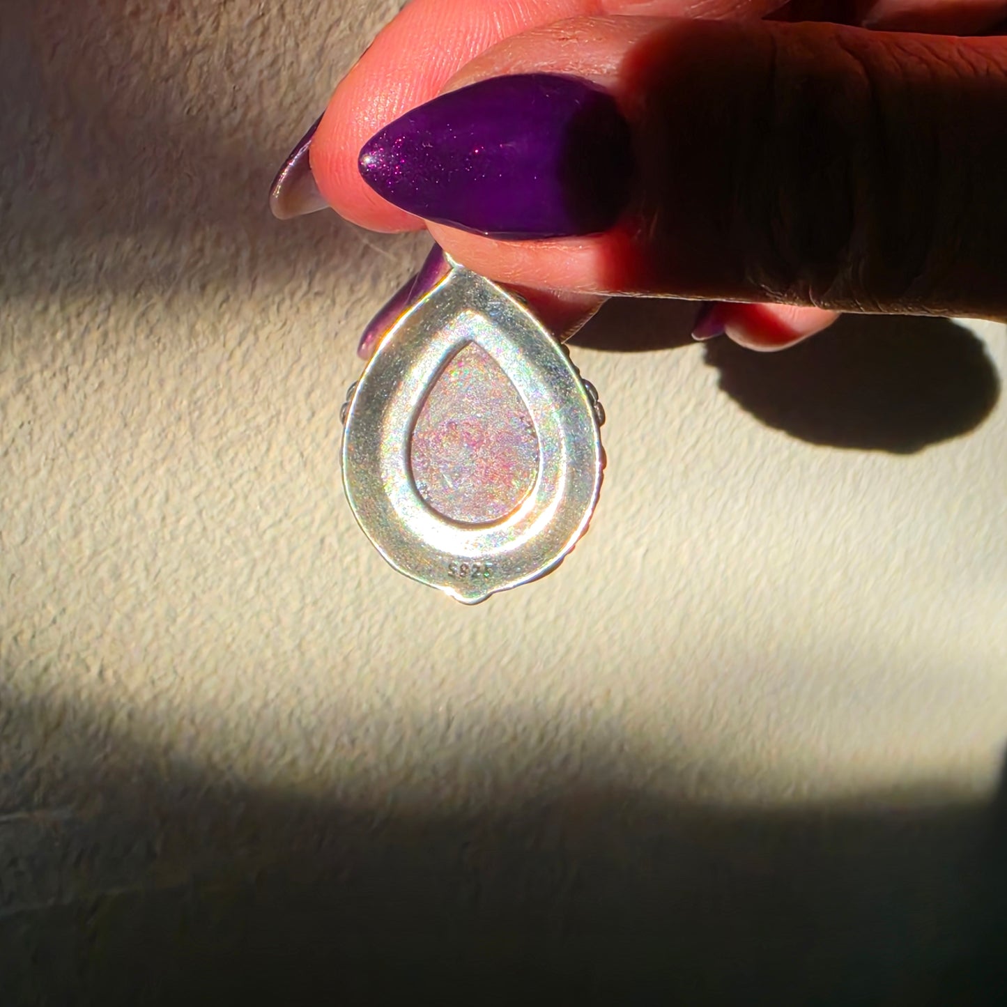 Unicorn stone pendant 1