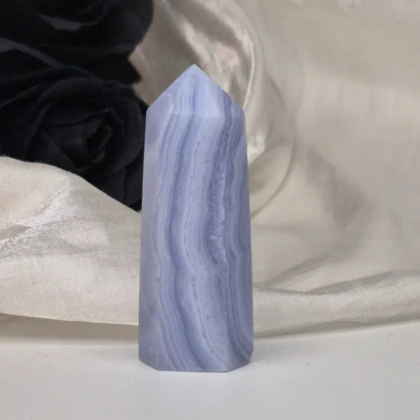 Blue Lace Agate tower 3