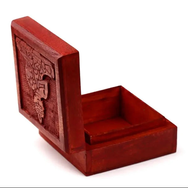 Wooden box Thai Buddha