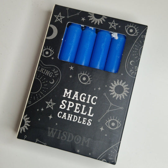 Spell candle blue