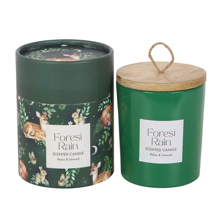 Forrest rain candle