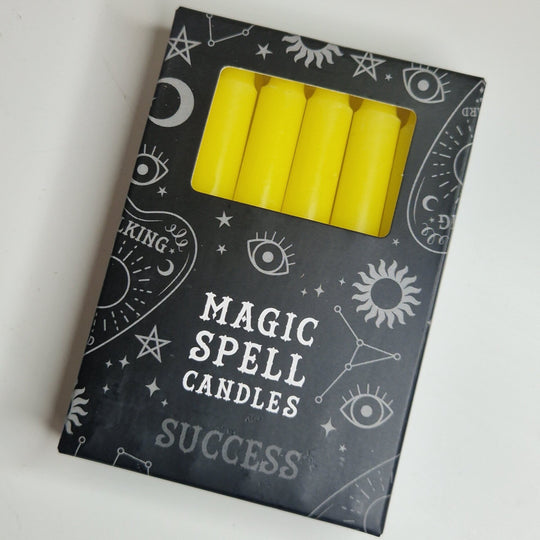 Spell candle jellow