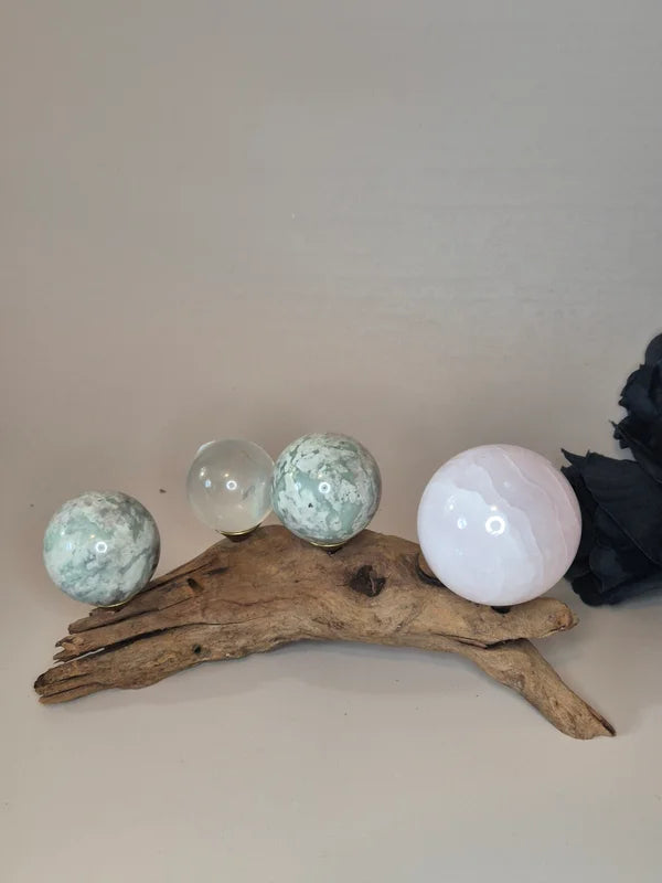 Driftwood sphere holder 20