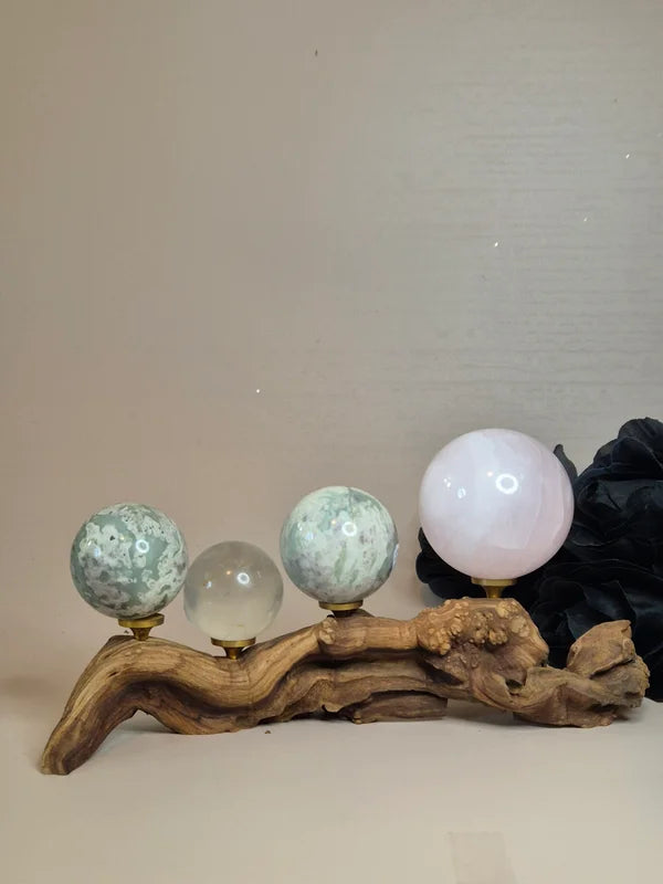 Driftwood sphere holder 21