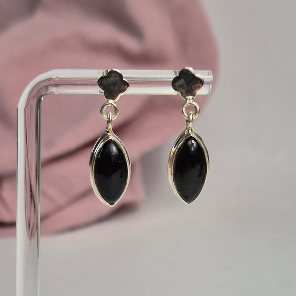 Black onyx earrings