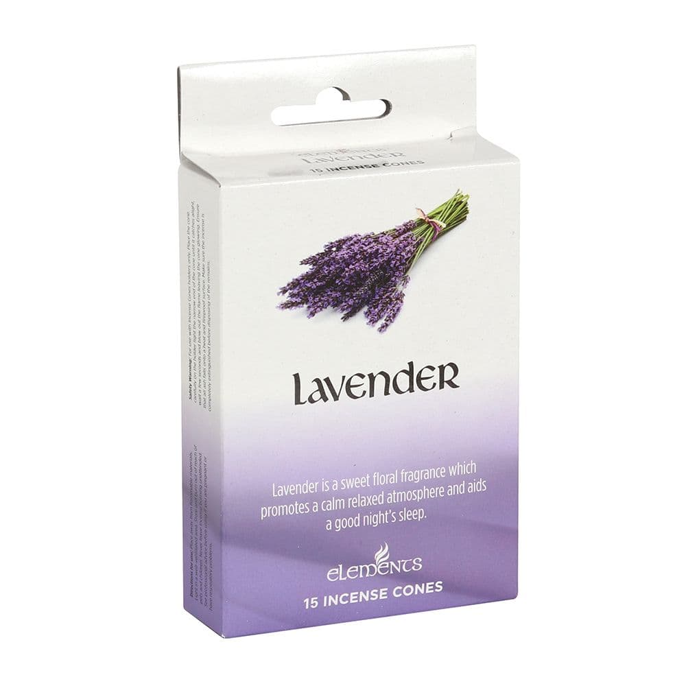 Elements Lavender incense cones