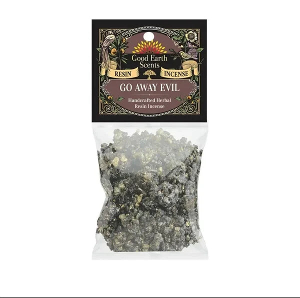 Go away evil incense resin