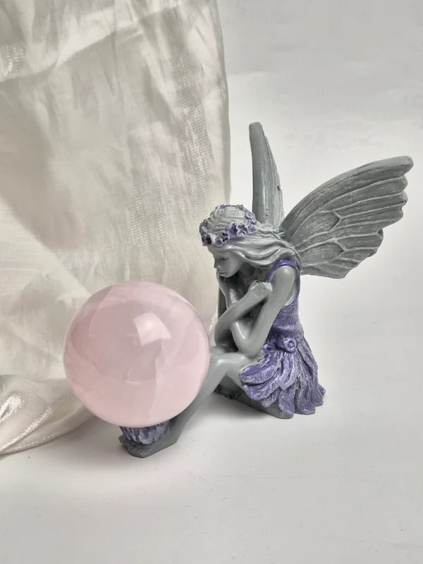 Sphere holder fairy purple