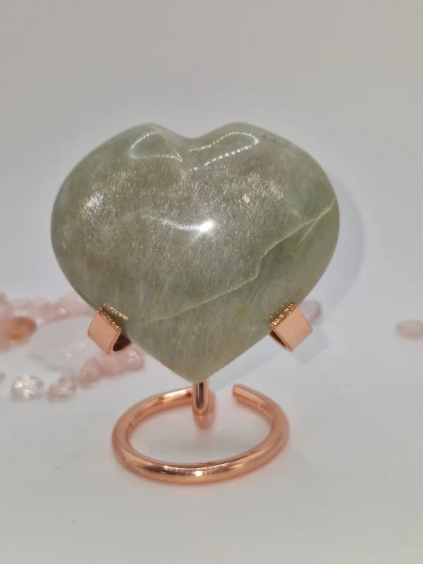 Heart stand rosegold small