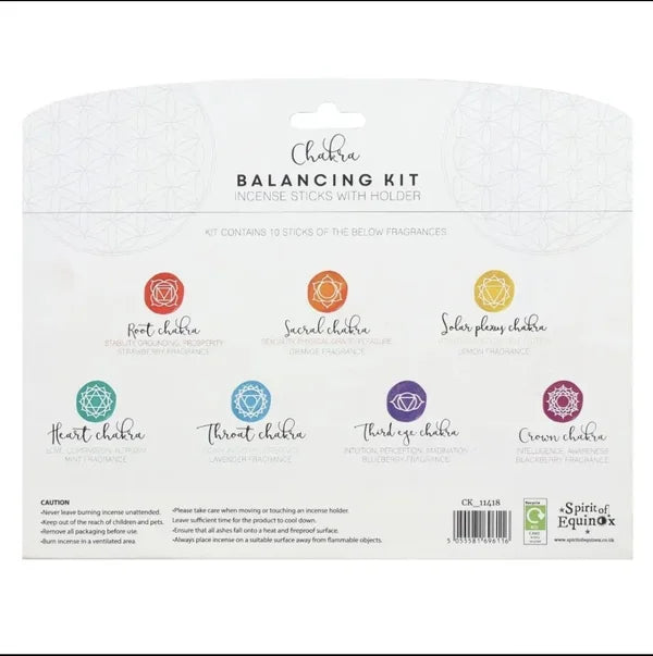 Chakra incense set