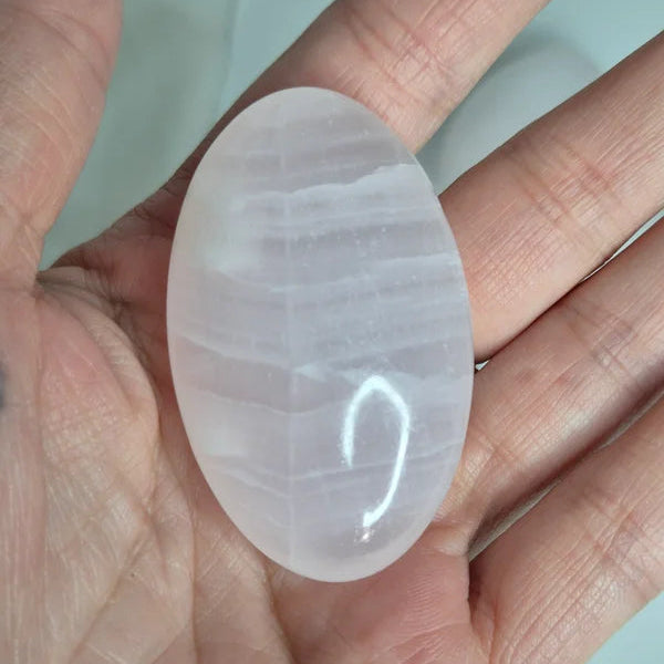 Pink Mangano Calcite Palmstone