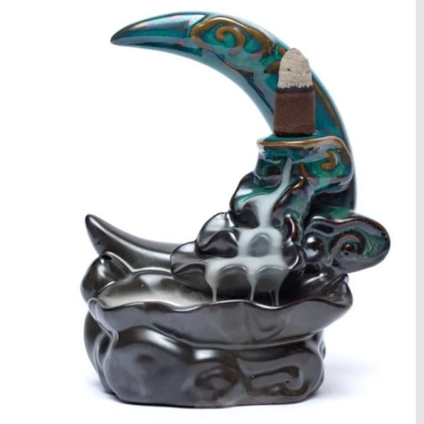 Incense holder moon