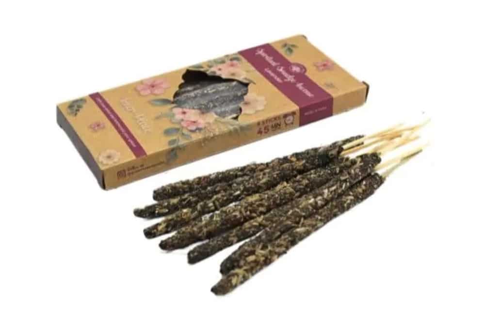 Green tree smudge incense lavender (inner peace)