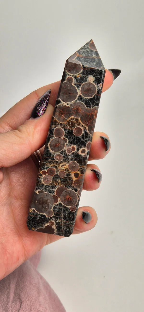 "Peanut obsidian" tower 9