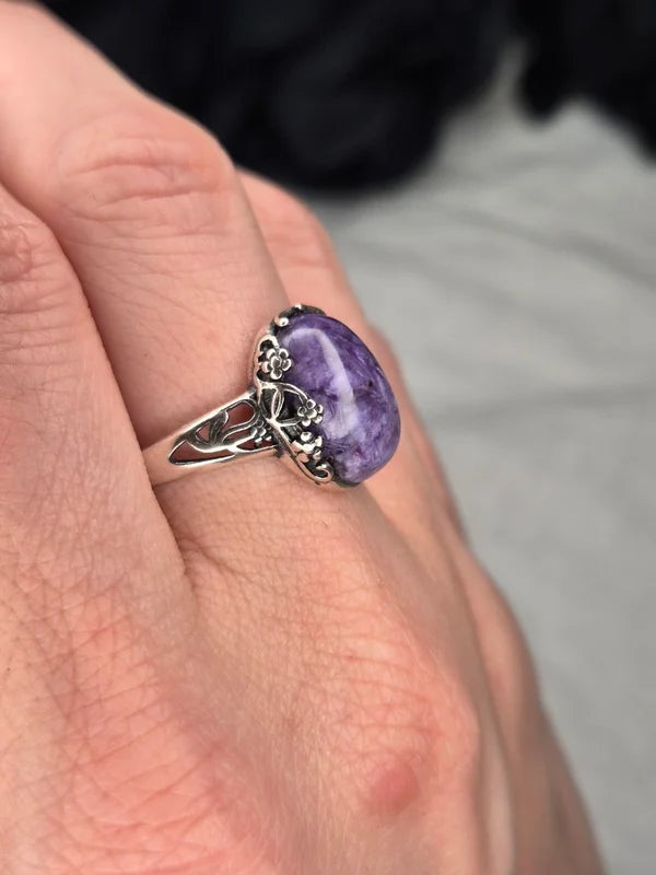 Charoite ring 1