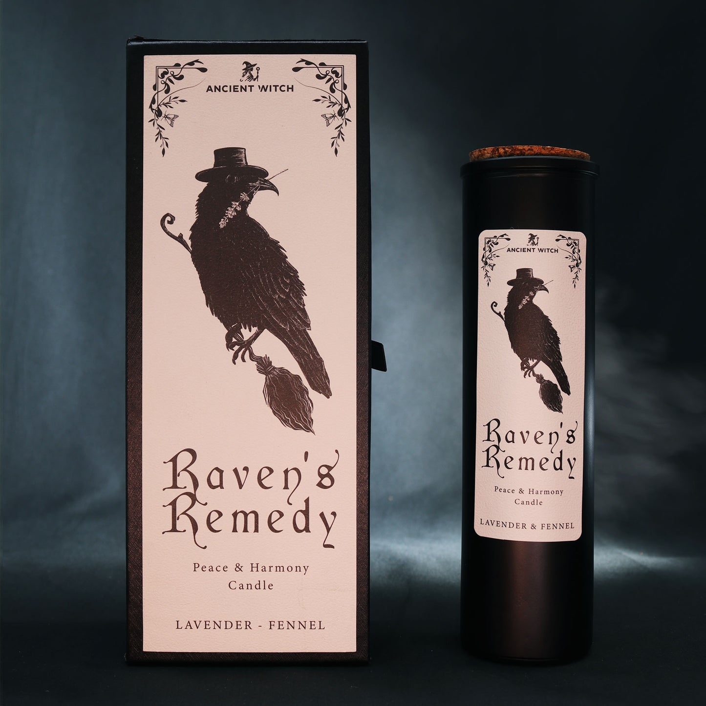 Giftset ravens remedy candle