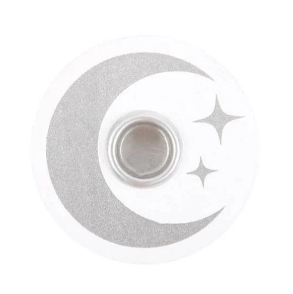 Candle holder white round