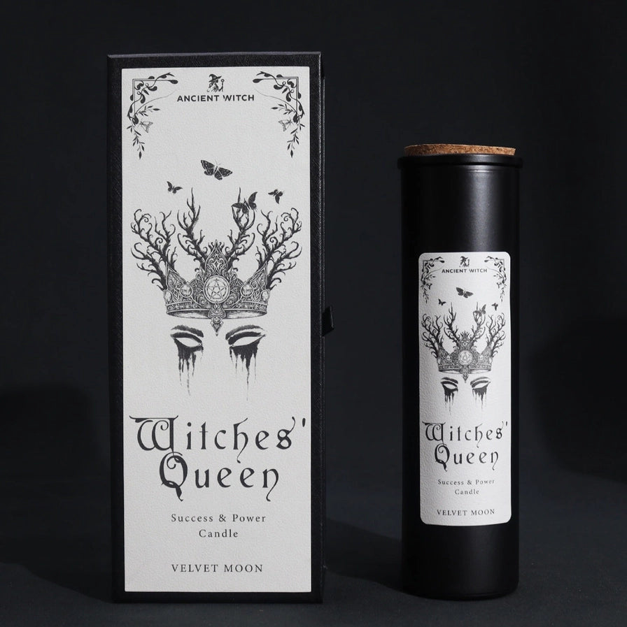 Giftset witches queen candle