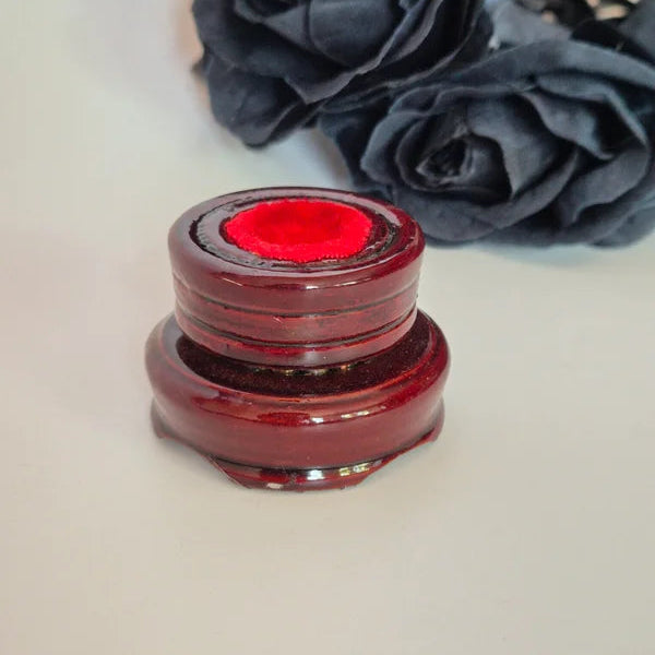 Wooden sphere holder small