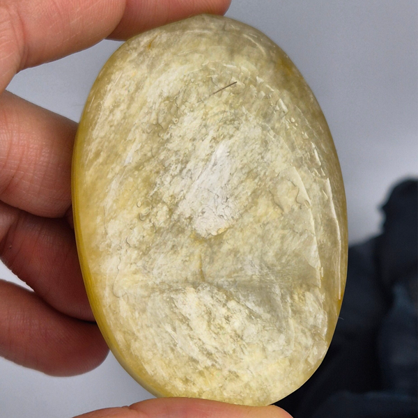 Yellow mica palmstone 7