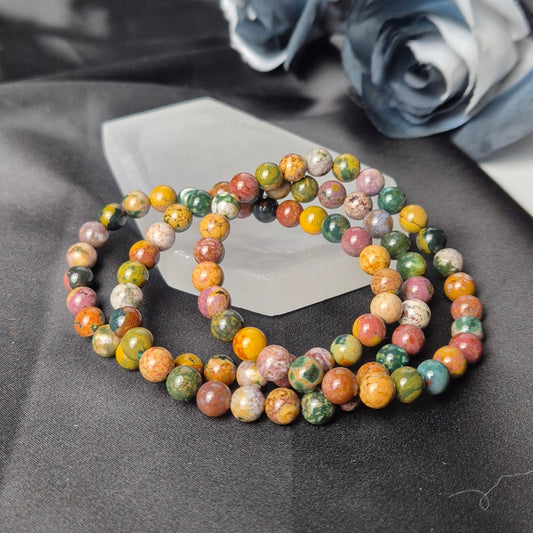 Ocean jasper bracelet