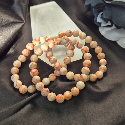 Red vein jasper bracelet