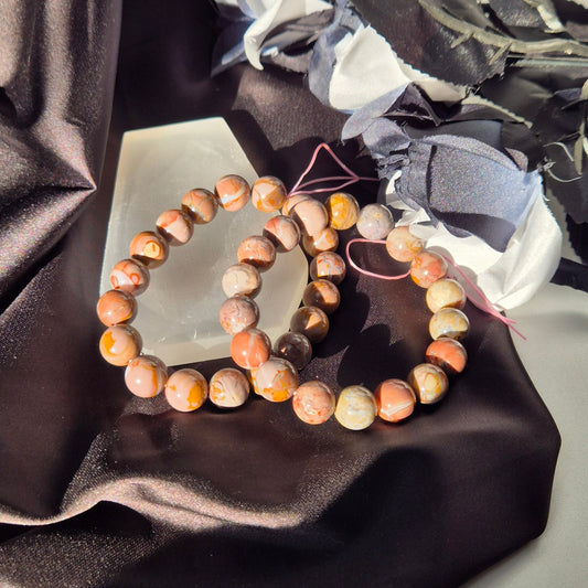 Alashan agate bracelet