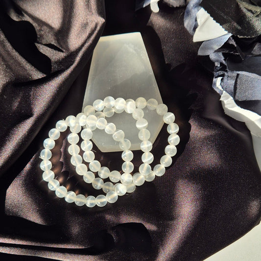 Selenite bracelet