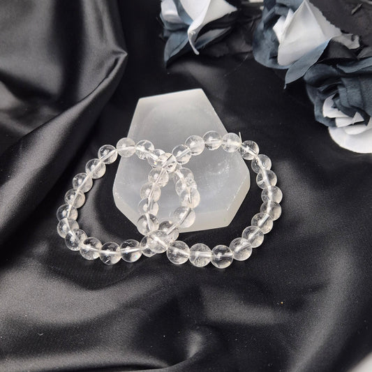 Clear quarts bracelet