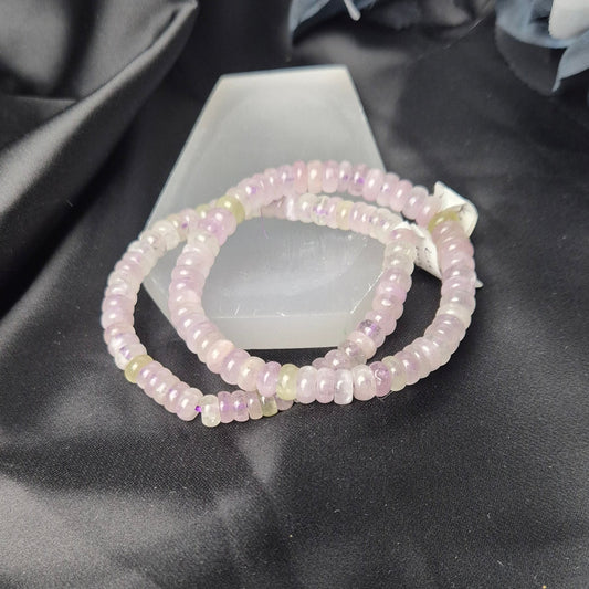 Kunzite donut bracelet