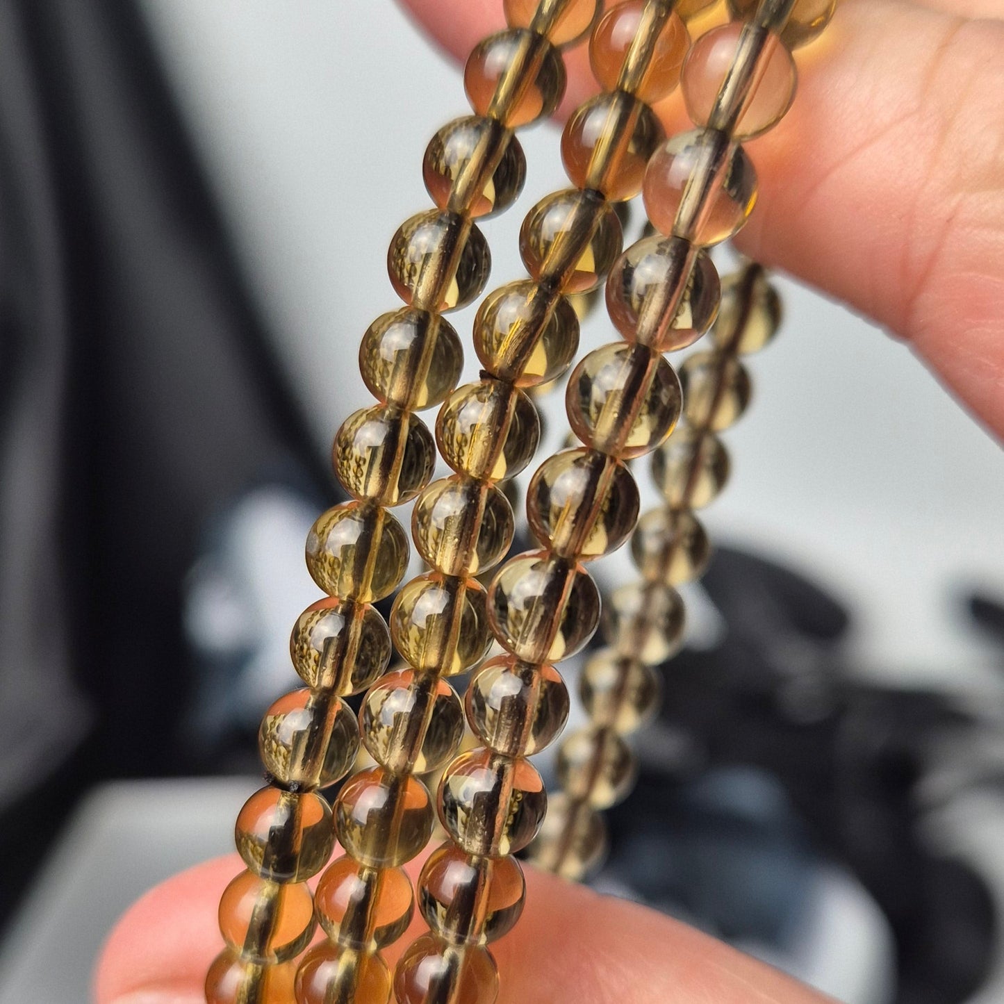 Whiskey "Citrine" braclet