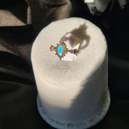 Labradorite ring "Fems" silver 2