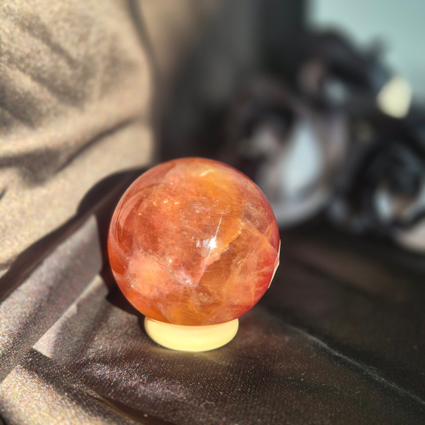 Candy fluorite sphere 1