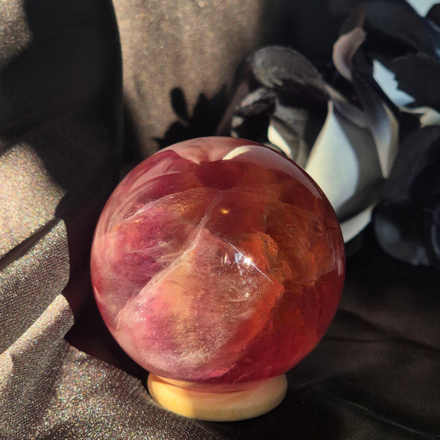 Candy fluorite sphere 3