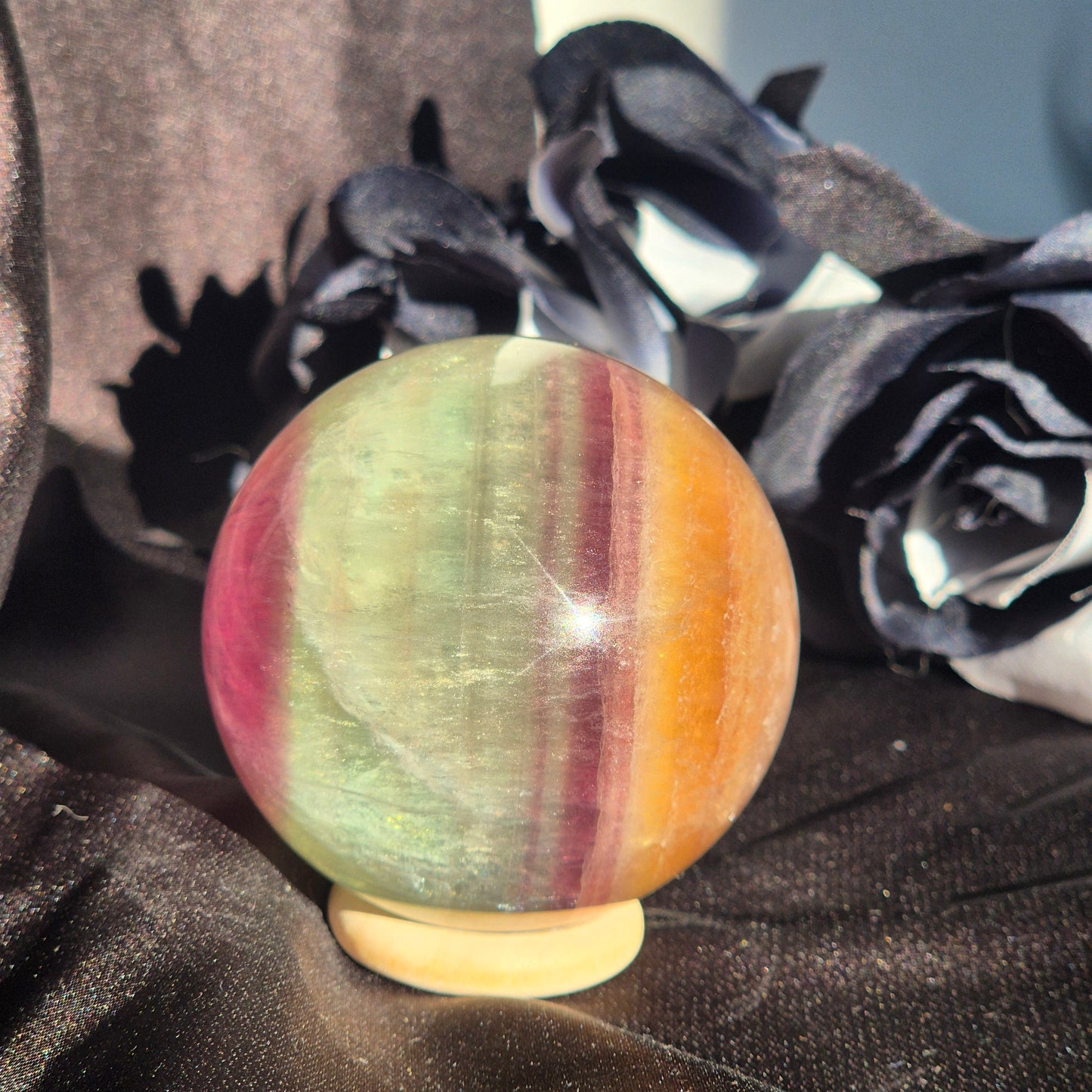 Candy fluorite sphere 6
