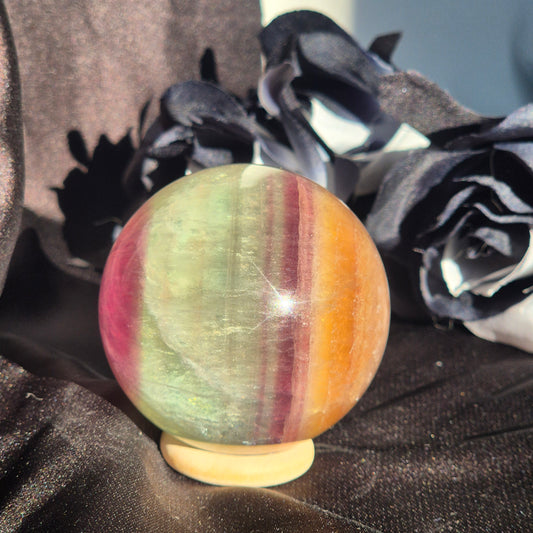 Candy fluorite sphere 6
