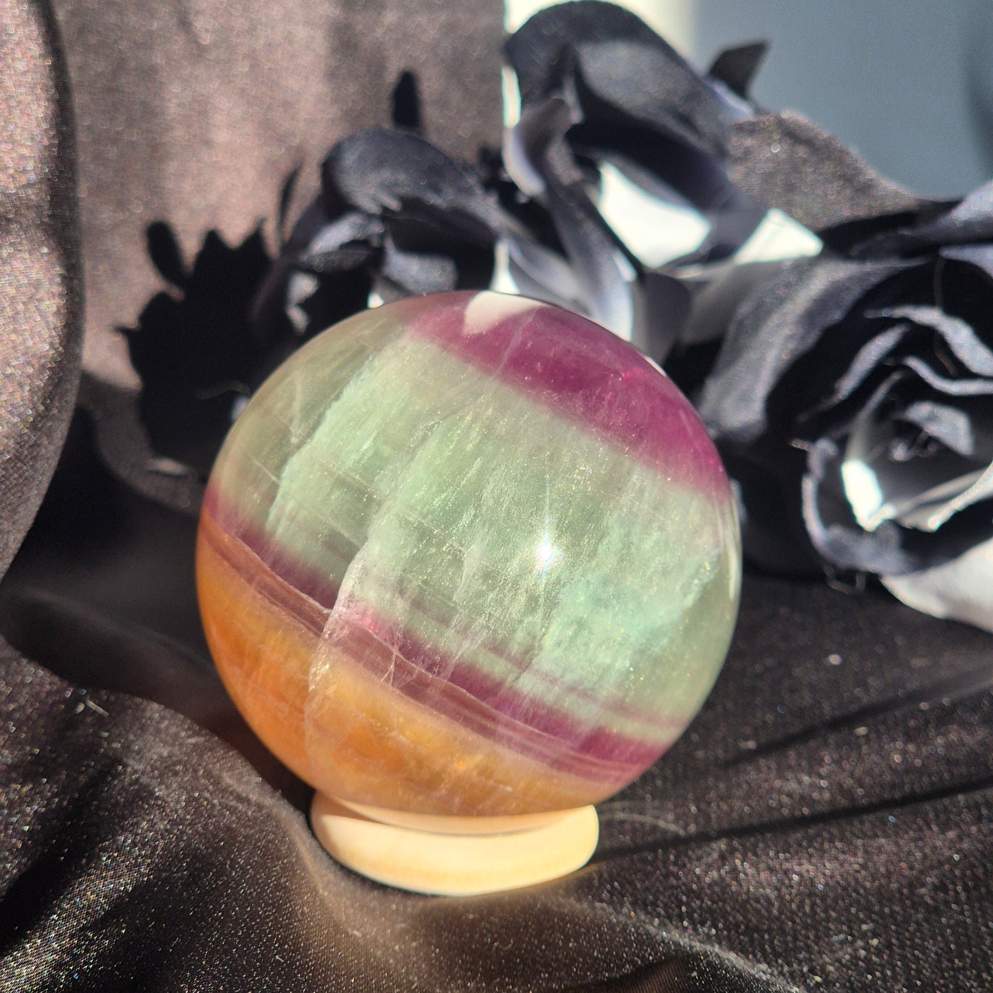 Candy fluorite sphere 6