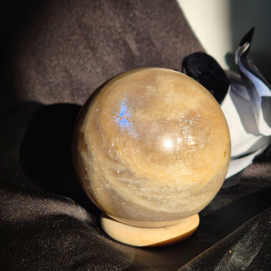 White moonstone sphere 2