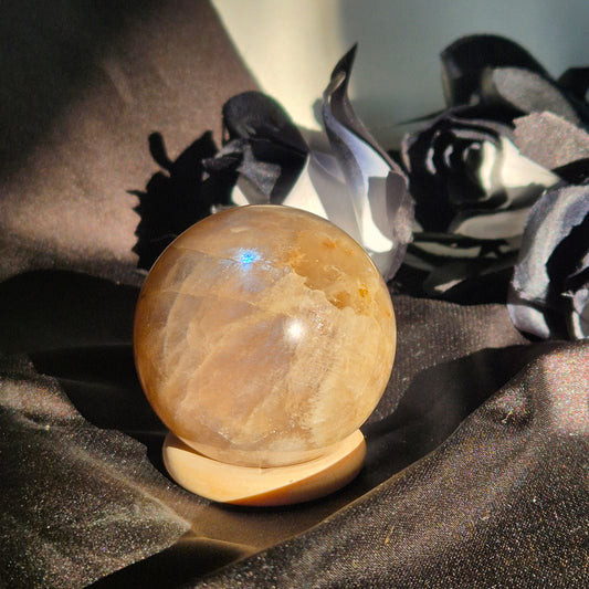 White moonstone sphere 10