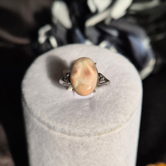"Pink Larimar" ring 1